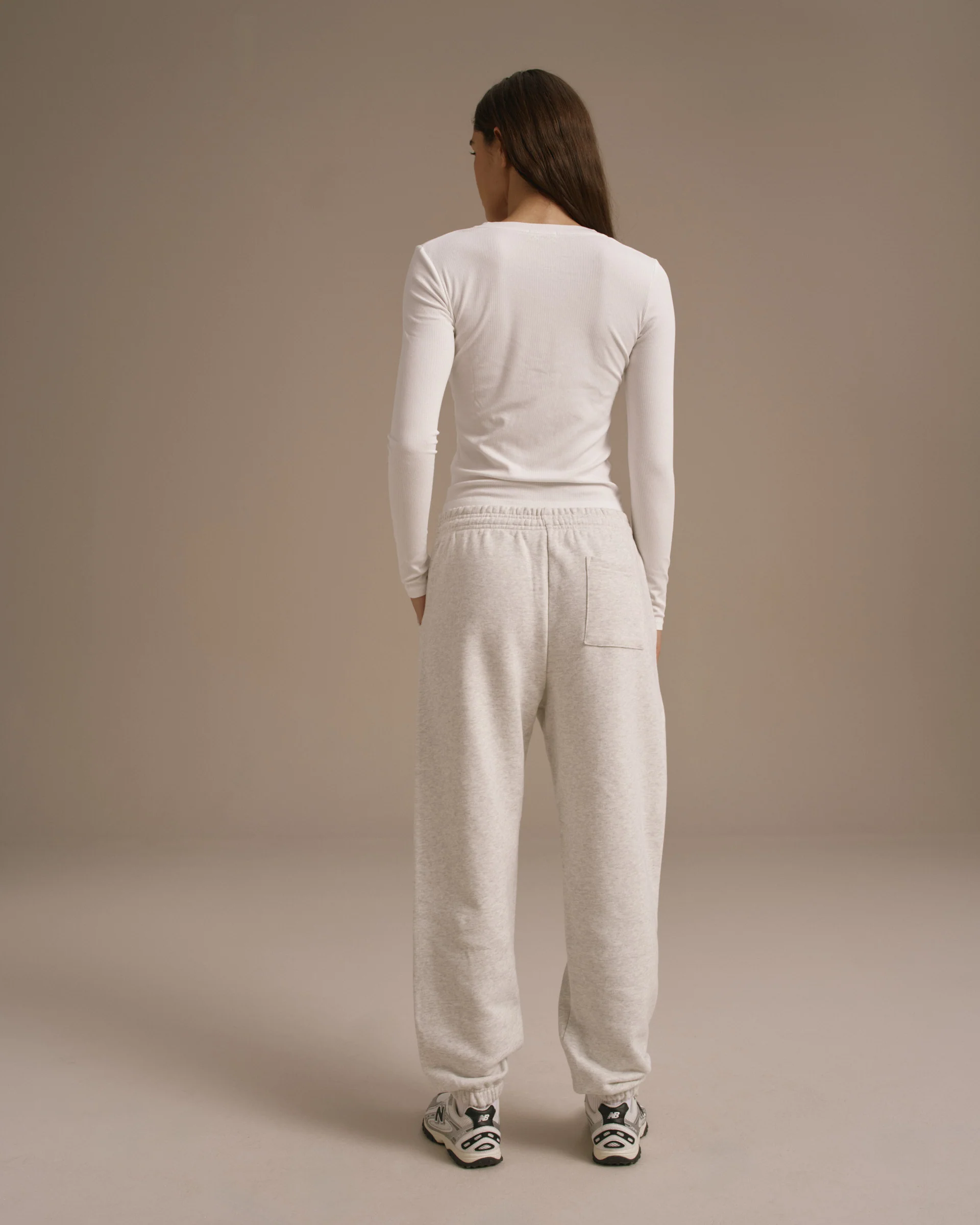 AS Sweatpants - Light Grey Melange - Image 3