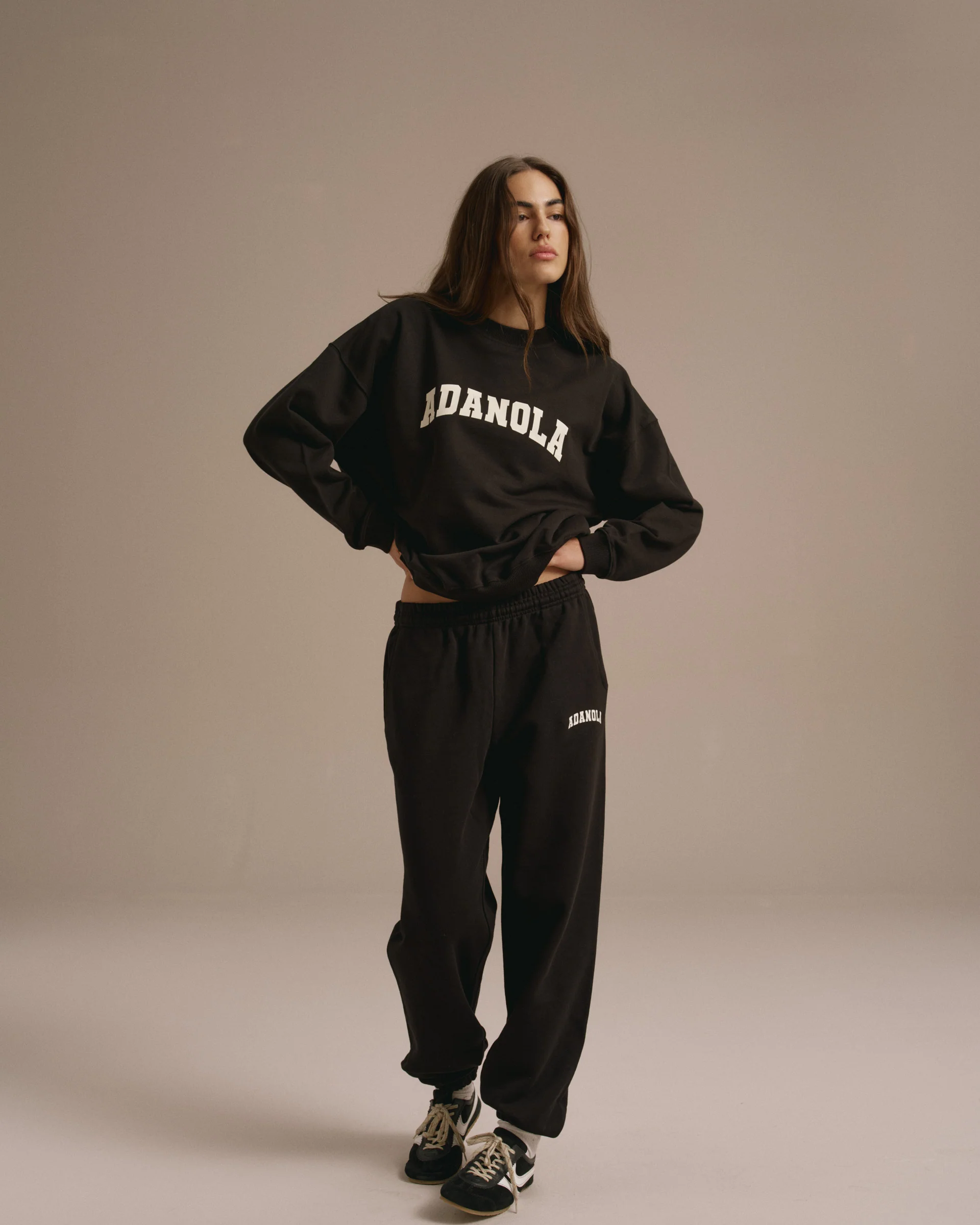 Varsity Sweatpants - Black - Image 3